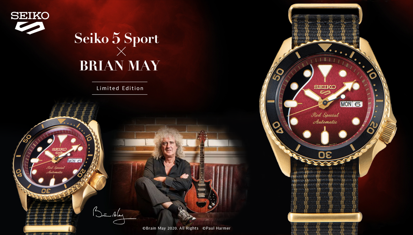 Seiko Brian May Limited Edition Watch 2022
